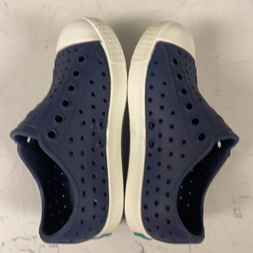 Native Jefferson Slip-on Sneakers Toddler/Little Kid Water Shoe Navy Blue Size 7